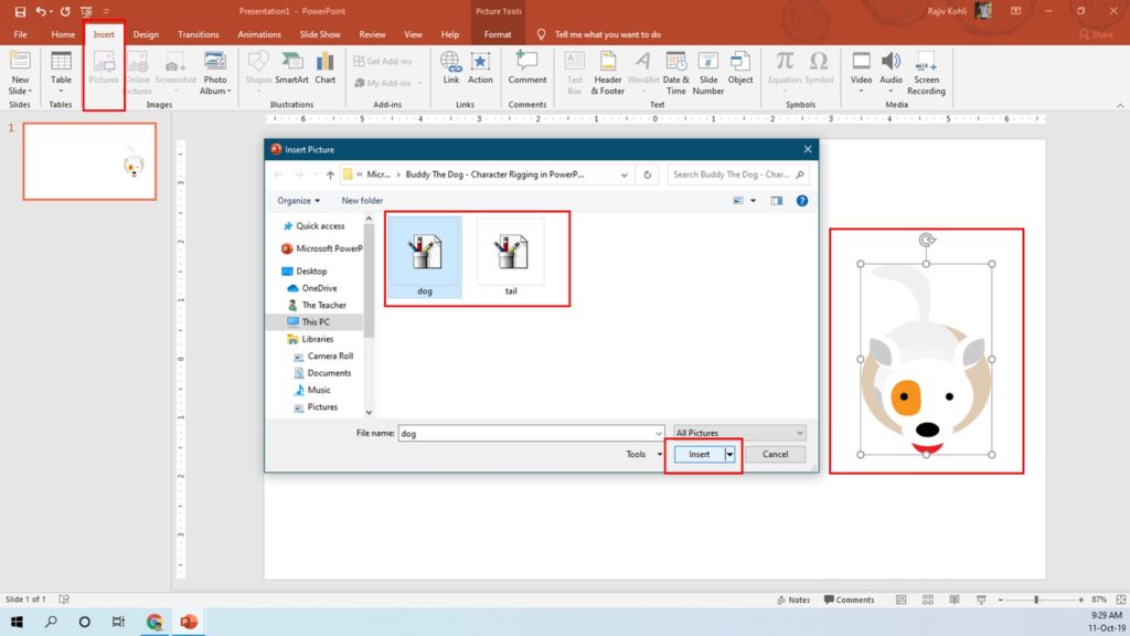 Import EMF Files in PowerPoint