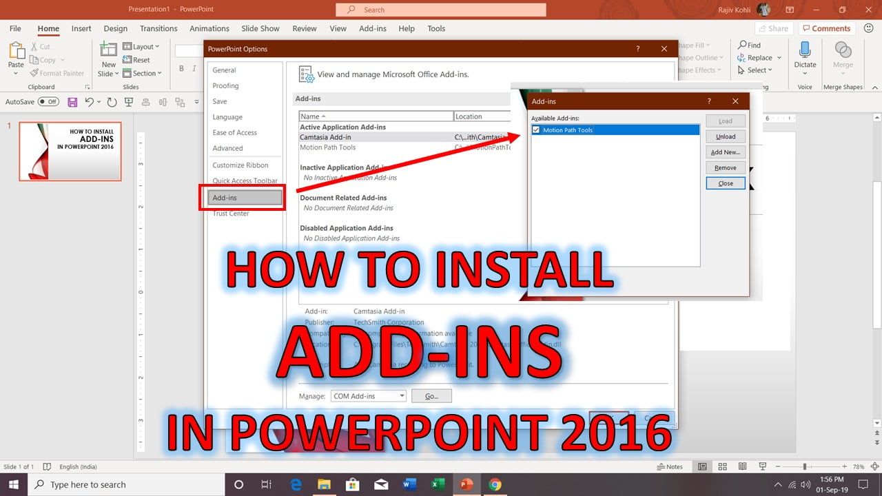 How to Install Add-Ins in PowerPoint