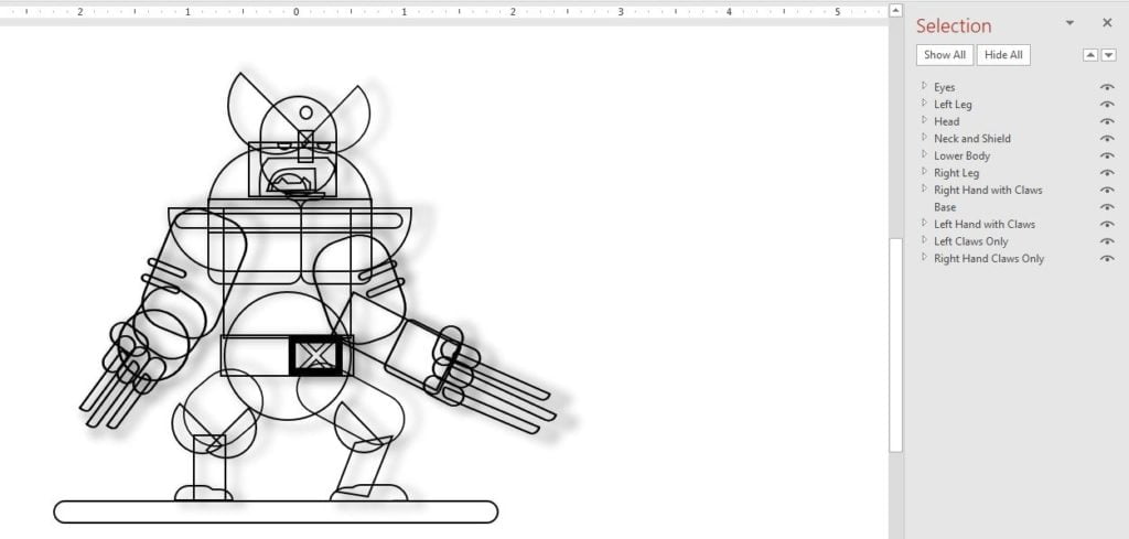 Wolverine Character Animation Wireframe View