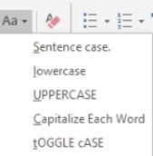 Change Case in Excel