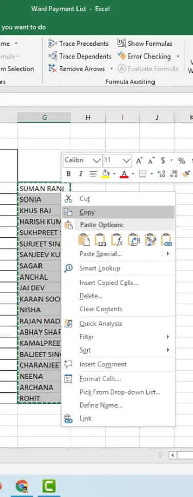 How to Copy in Microsoft Excel