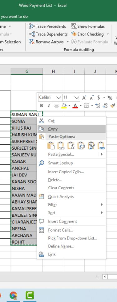 How to Copy in Microsoft Excel
