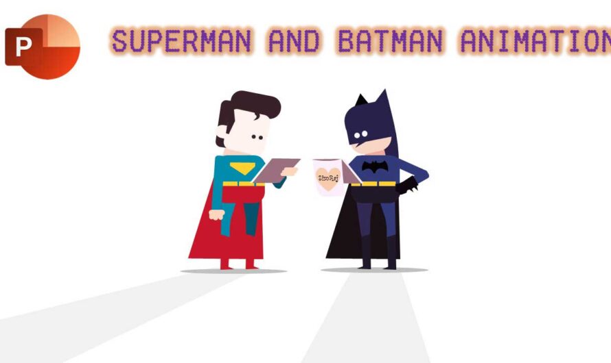 Superman and Batman Animation in PowerPoint Tutorial