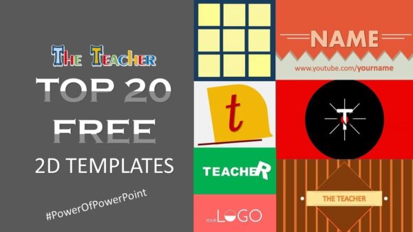 Top 20 YouTube Intro Templates in PowerPoint PPT