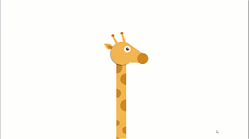 Giraffe Animation Eye Blinking Effect in PowerPoint