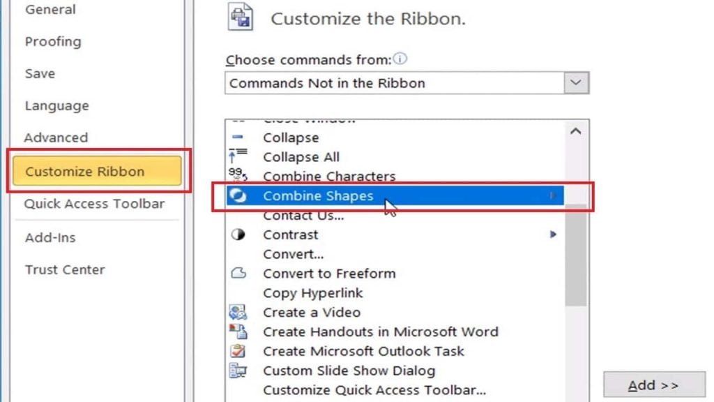 Merge / Combine Shapes in PowerPoint 2010