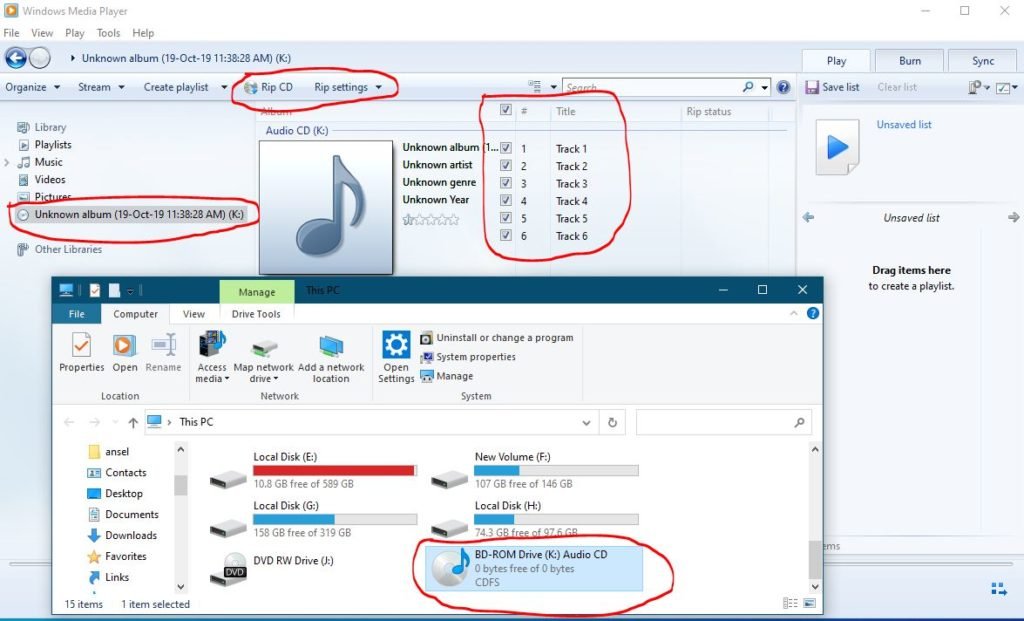 How To Rip Audio CD to MP3 in Windows Media Player | Windows 10 Tutorial 7 RIP Settings in Windows Media Player 12
