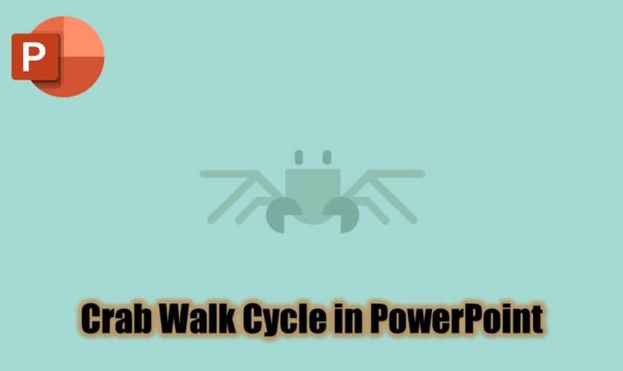 Crab Walk Cycle Animation in PowerPoint Tutorial