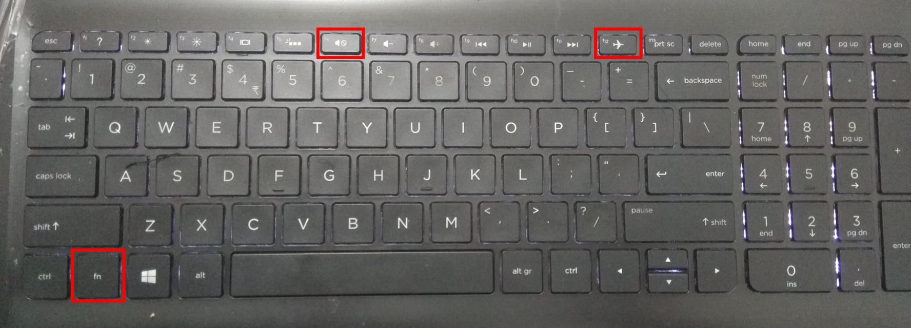 toshiba laptop flip function keys