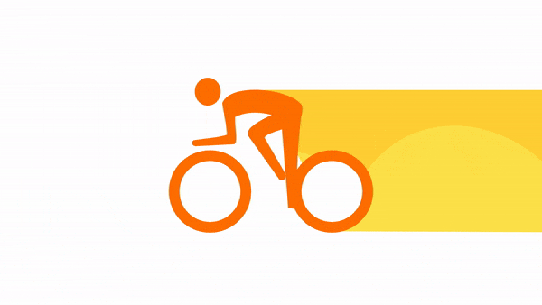 Hoạt ảnh xe đạp trong PowerPoint