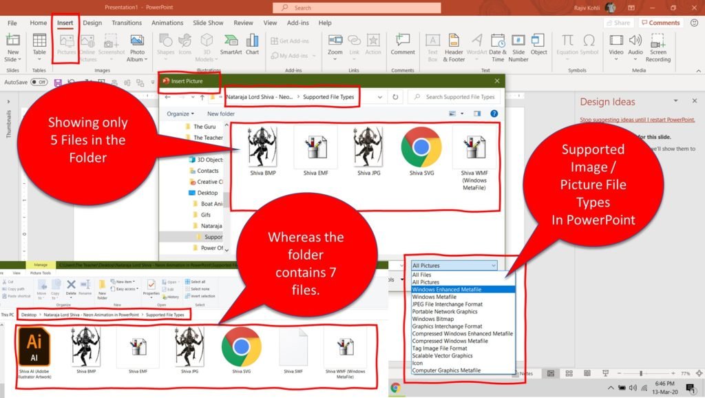 Microsoft PowerPoint Supported Image File Types