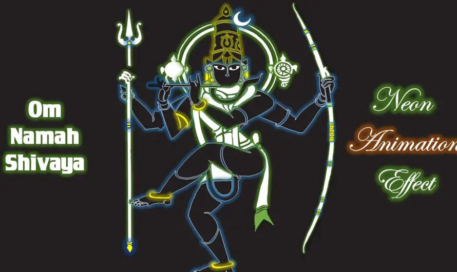 Neon Animation in PowerPoint Tutorial – Nataraja Lord Shiva