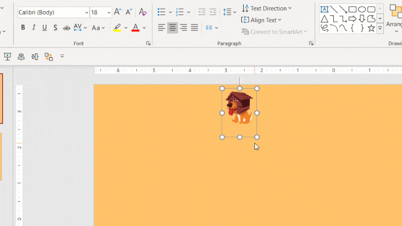 Microsoft PowerPoint Shape Tools Also Behave As Vector Graphics