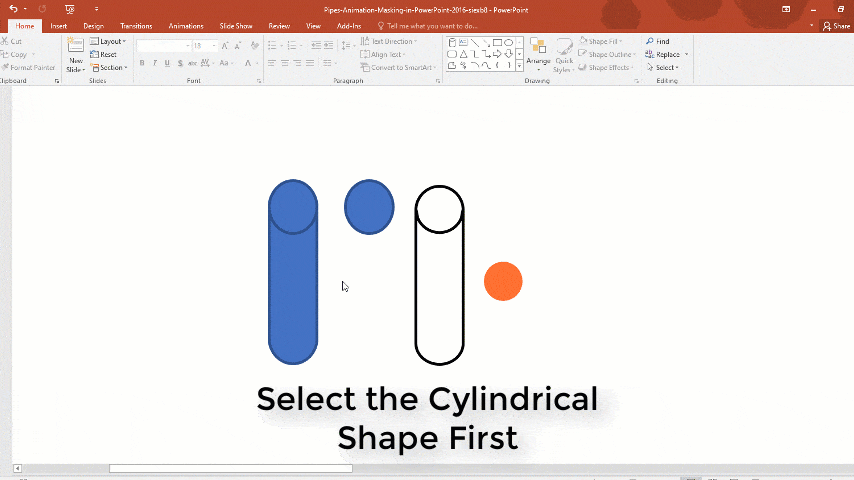 Hợp nhất các hình dạng trong PowerPoint