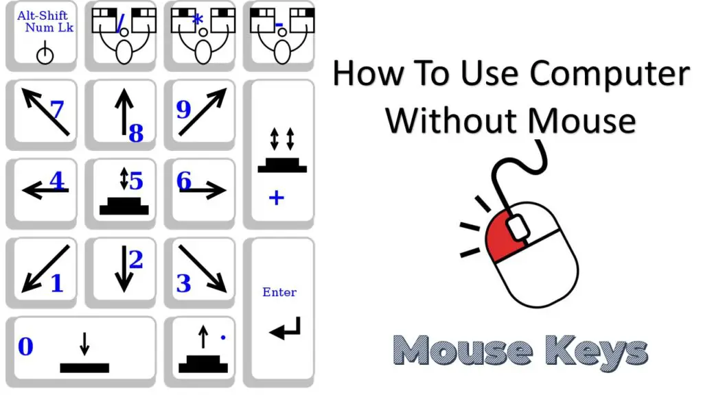 How To Use Mouse Keys in Windows