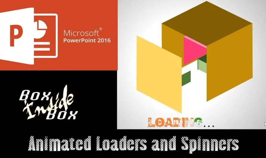 3D Box Animated Loader in PowerPoint 2016 Tutorial