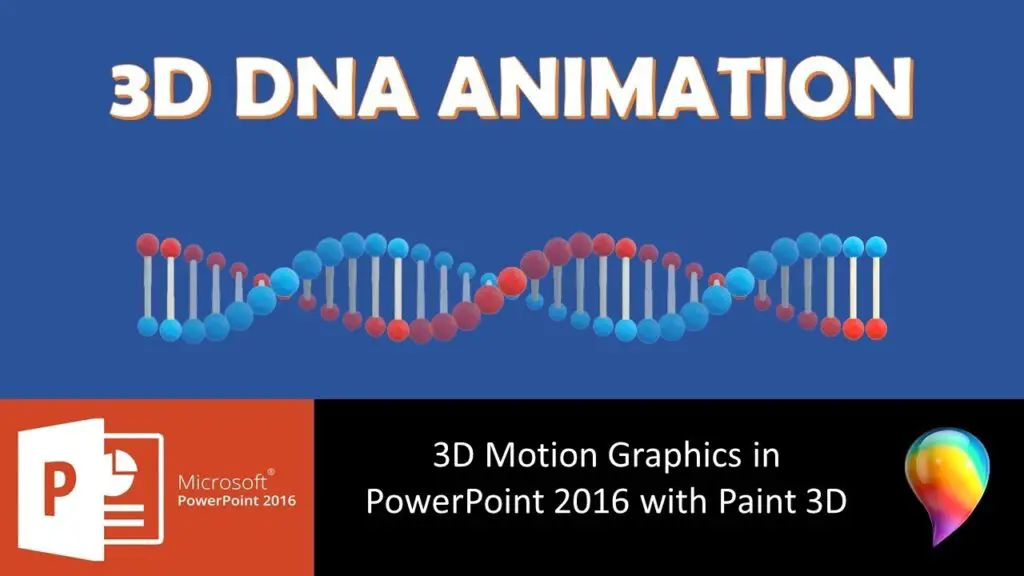 3D DNA Animation in PowerPoint