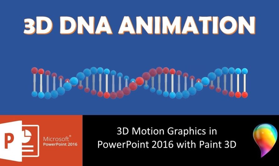 3D DNA Animation in PowerPoint Motion Graphics Tutorial