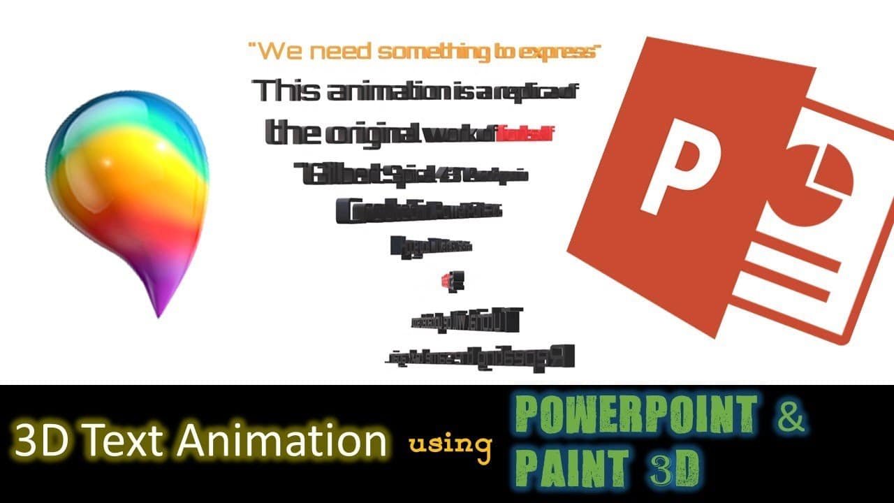 3D Text Animation in PowerPoint