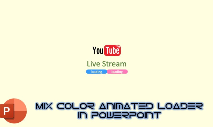 Mix Color Animated Loader in PowerPoint 2016 Tutorial