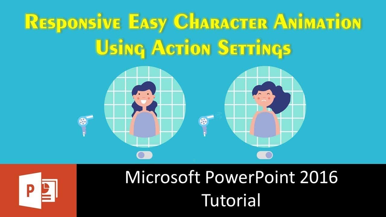 Responsive Character Animation in PowerPoint