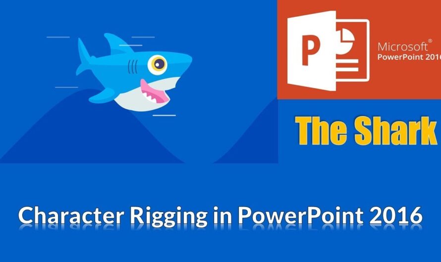 The Shark Fish Animation in PowerPoint 2016 Tutorial | Character Rigging