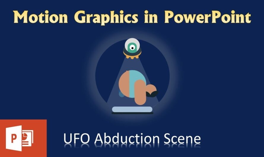 UFO and Alien Animation in PowerPoint 2016 / 2019 Tutorial