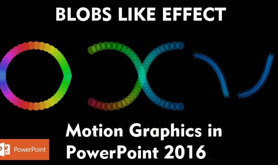 Blob Animation in PowerPoint 2016 Tutorial | Motion Graphics