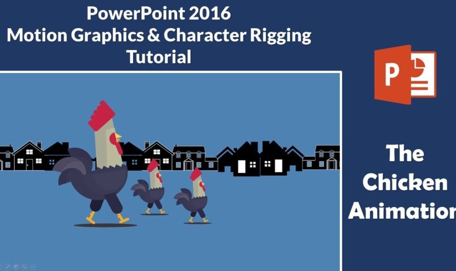 Chicken Animation in PowerPoint 2016 Tutorial | Character Animation