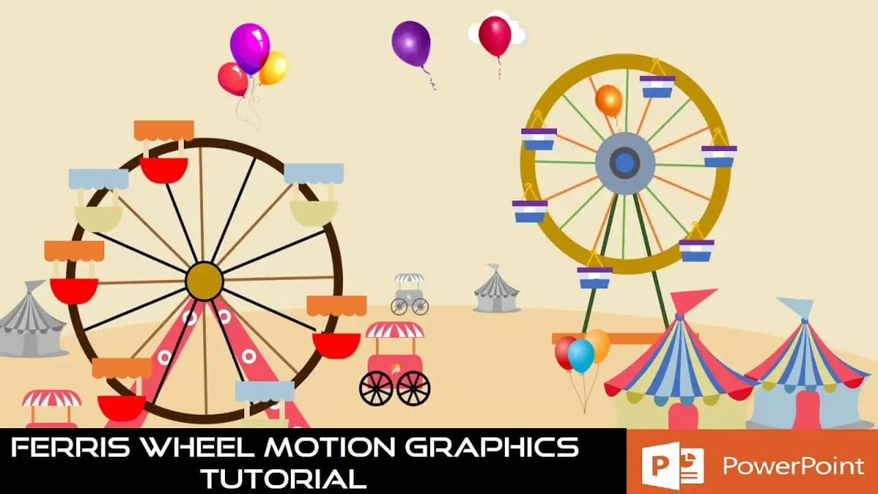 Ferris Wheel Animation in PowerPoint Featured Image