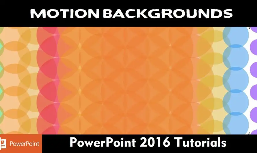 Flower of Life Animation in PowerPoint 2016 Tutorial | Animated Background