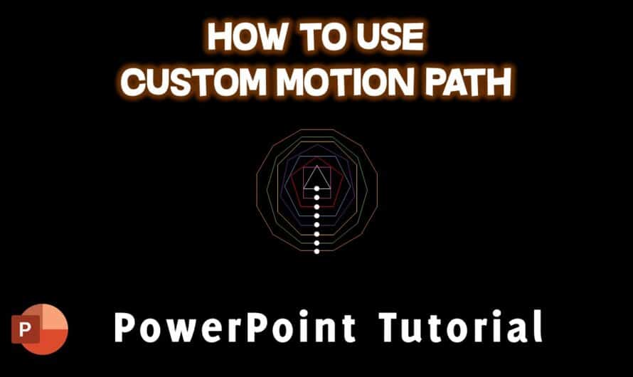 How To Use Custom Motion Path in PowerPoint 2016 Tutorial
