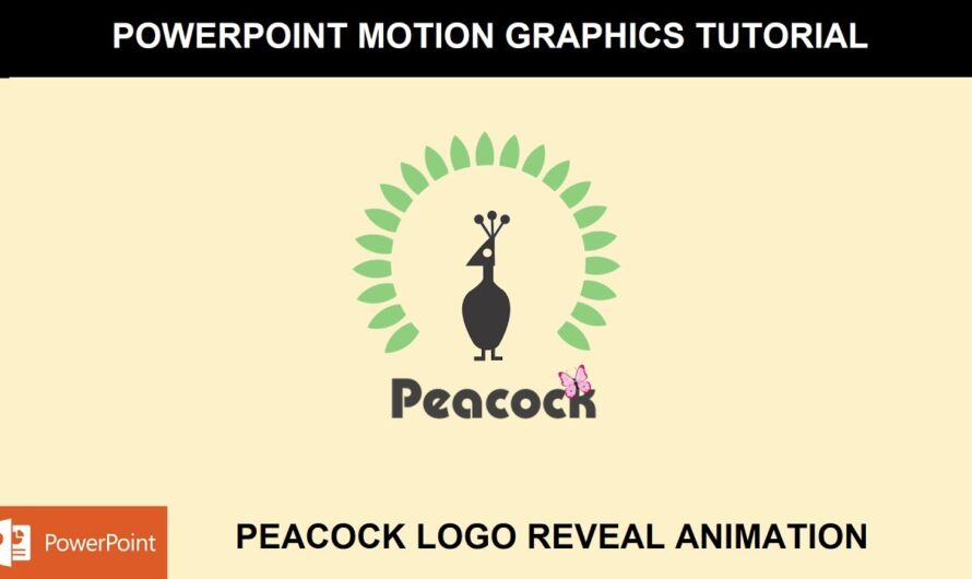 Logo Reveal Peacock Animation in PowerPoint Tutorial