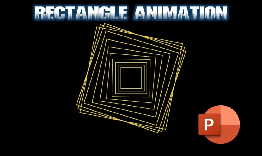 Rectangle Animation in PowerPoint 2016 Tutorial | Animated Background
