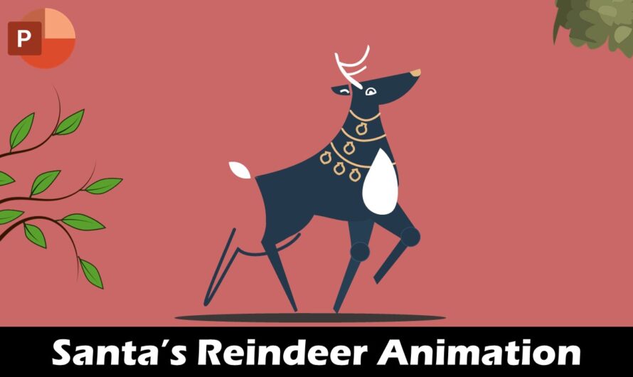 Santa’s Reindeer Animation in PowerPoint Tutorial