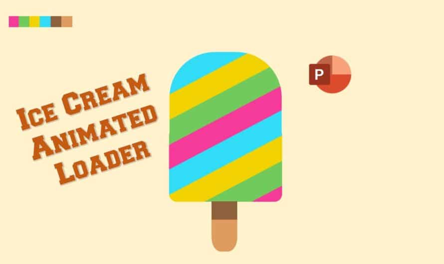Ice Cream Animation in PowerPoint 2016 Tutorial | Animated Loaders