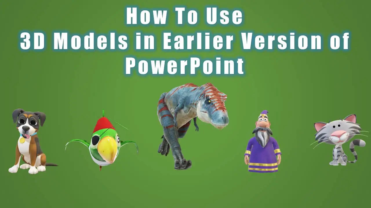 PowerPoint 3D Models Download - All Models With 18 Different Views
