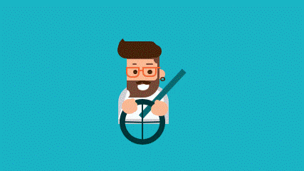 Road Trip Animation in PowerPoint 2016 Tutorial 7 Car Driver Animation in PowerPoint GIF
