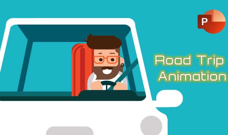 Road Trip Animation in PowerPoint 2016 Tutorial