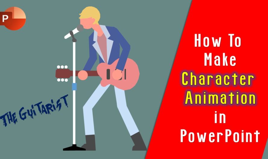 The Guitarist Animation in PowerPoint Tutorial
