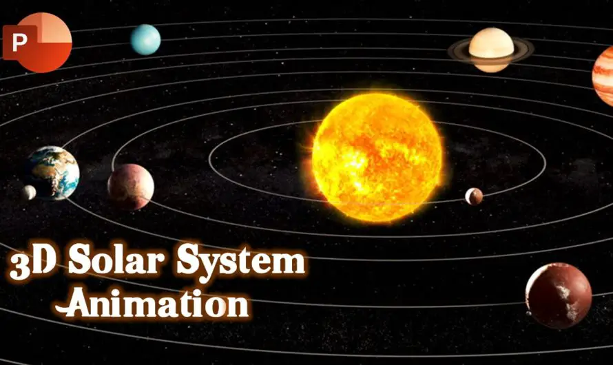 3D Solar System Animation in PowerPoint Tutorial