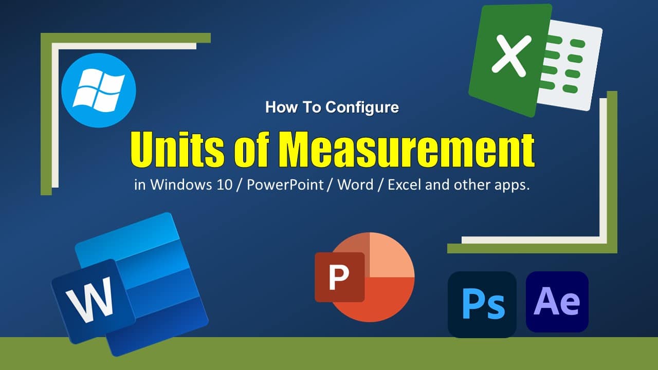 Units of Measurement in PowerPoint