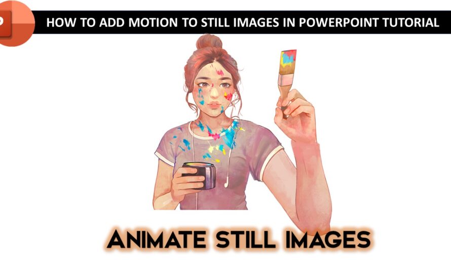 How to Make Animation in PowerPoint using Still Images Tutorial