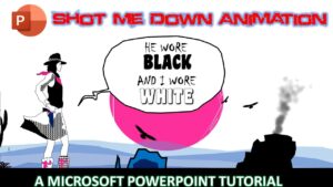 Shot Me Down Animation PPT in PowerPoint