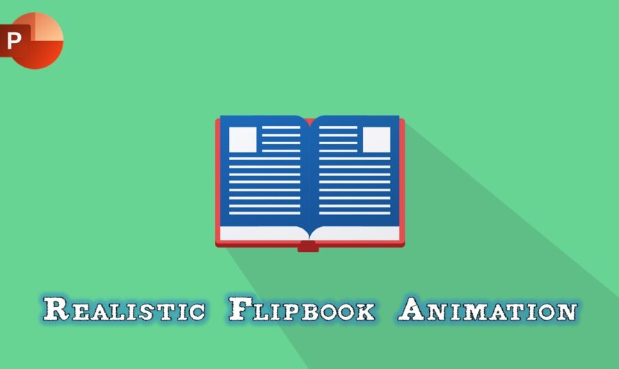 Download Realistic Flipbook Animation Template in PowerPoint 2016 / 2019