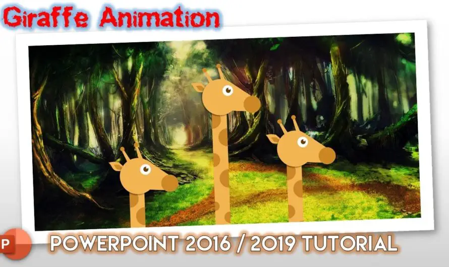 Download Giraffe Animation PPT – PowerPoint Animated Presentation