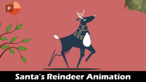Download Santa Reindeer Animation PPT
