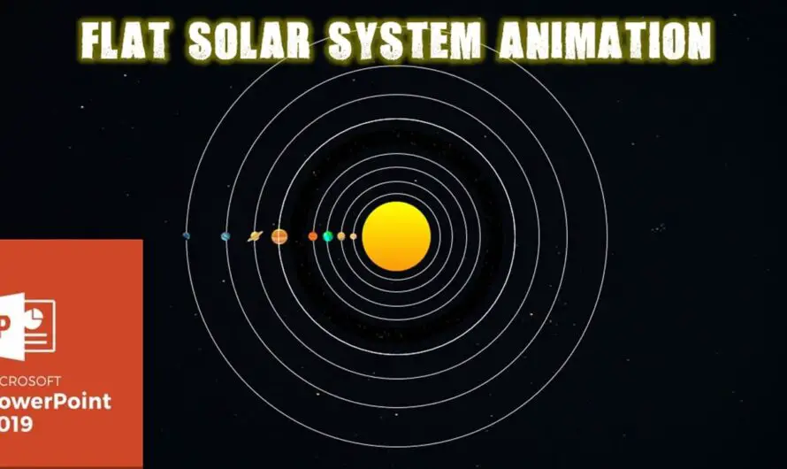 Download 2D Solar System Animation PPT- PowerPoint Animated Presentation