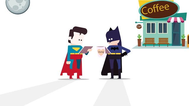 Download Superman and Batman Animation PPT – PowerPoint Template