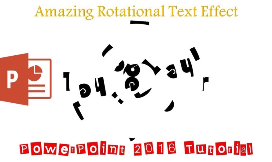 Download Amazing Text Spin Animation PPT – PowerPoint Animation Presentation